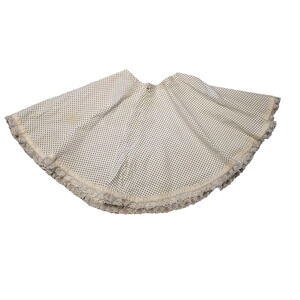 Girls polkadot zip up skirt, no size tag